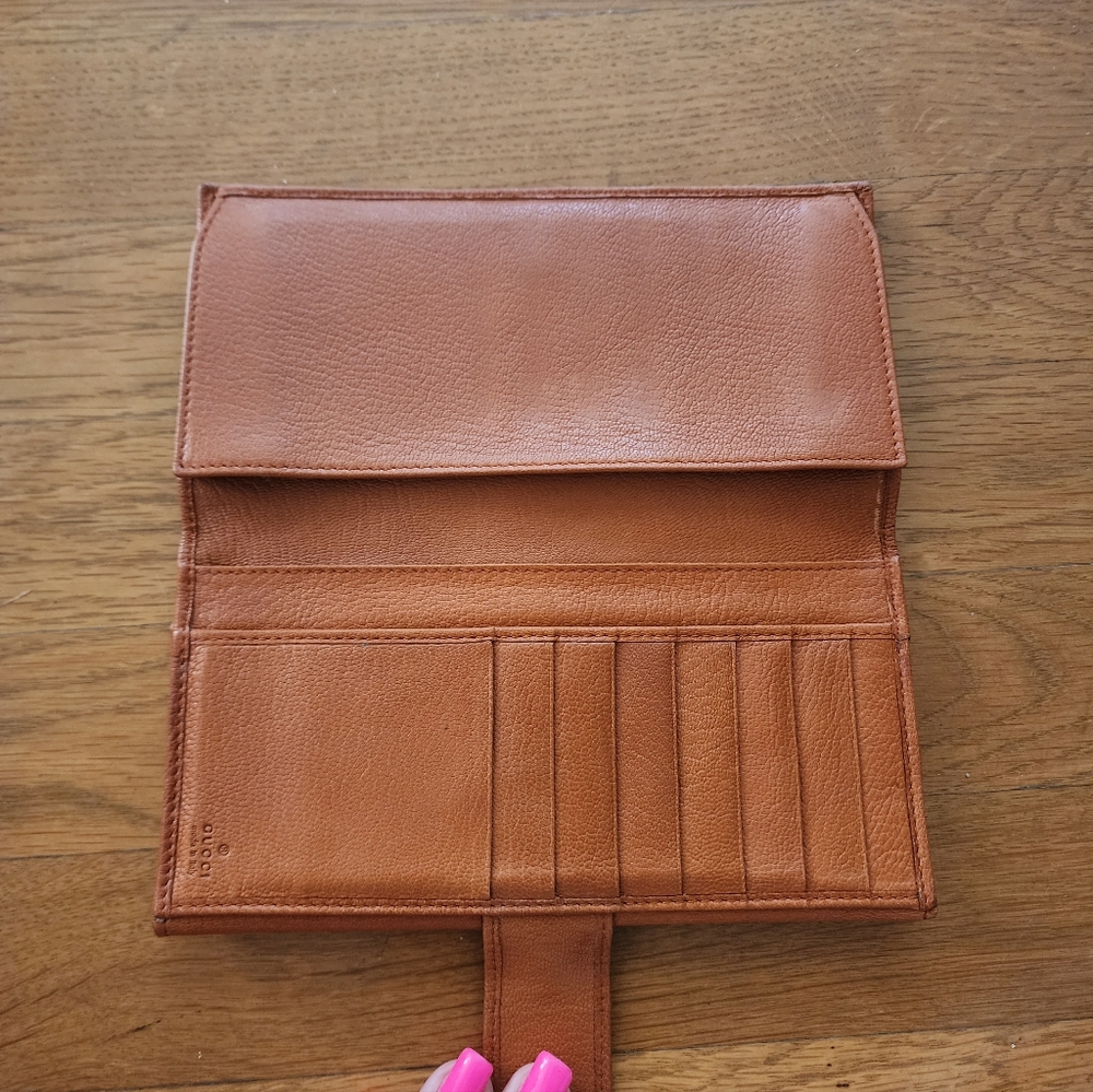 Gucci Tan Leather Women's Wallet - Picture 3 of 13